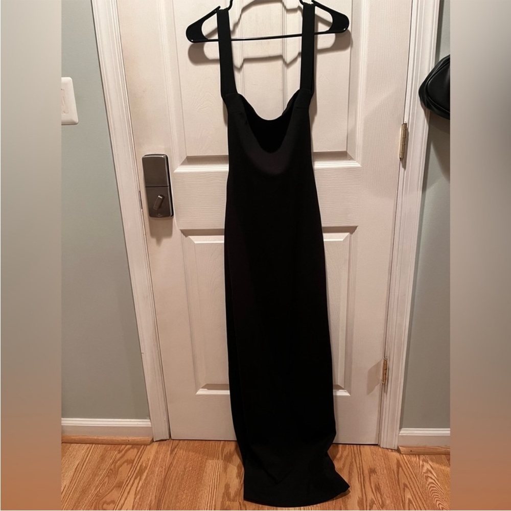 Solace London black maxi dress